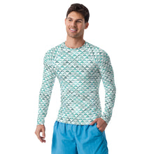 Load image into Gallery viewer, Hauneneʻe (Glacier) by Hakuole Designs Kane Rash Guard