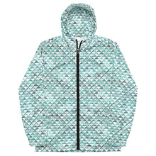 Load image into Gallery viewer, "Hauneneʻe" Glacier by Hakuole Designs Men’s windbreaker