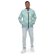 Load image into Gallery viewer, "Hauneneʻe" Glacier by Hakuole Designs Men’s windbreaker