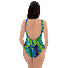 Load image into Gallery viewer, Blue Bamboo - One-Piece Lole ʻAu Kai Swimsuit
