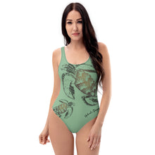 Load image into Gallery viewer, ʻEa (Turtle) by Hakuole Designs One-Piece Lole ʻAu Kai Swimsuit