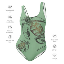Load image into Gallery viewer, ʻEa (Turtle) by Hakuole Designs One-Piece Lole ʻAu Kai Swimsuit