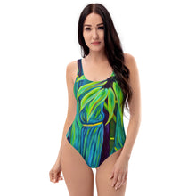 Load image into Gallery viewer, Blue Bamboo - One-Piece Lole ʻAu Kai Swimsuit