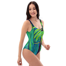 Load image into Gallery viewer, Blue Bamboo - One-Piece Lole ʻAu Kai Swimsuit