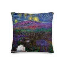 Load image into Gallery viewer, Keʻanae Starry Night Premium Pillow