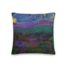 Load image into Gallery viewer, Keʻanae Starry Night Premium Pillow