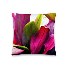 Load image into Gallery viewer, Ti Leaf Bouquet Premium Pillow
