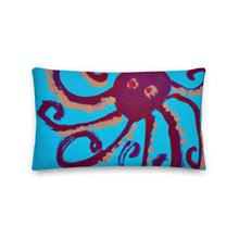 Load image into Gallery viewer, Heʻe by Kahalau Premium Pillow