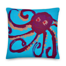 Load image into Gallery viewer, Heʻe by Kahalau Premium Pillow