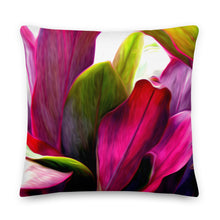 Load image into Gallery viewer, Ti Leaf Bouquet Premium Pillow