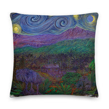 Load image into Gallery viewer, Keʻanae Starry Night Premium Pillow