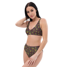 Load image into Gallery viewer, Puakenikeni by Honiʻs Hawaiʻi Recycled high-waisted lole ʻau kai bikini