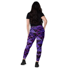 Load image into Gallery viewer, Wiliau hōkū (Galaxy) by Hakuole Designs Leggings with pockets