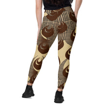 Load image into Gallery viewer, Kino Wahine Māmā Leggings with pockets by Hakuole Designs