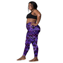 Load image into Gallery viewer, Wiliau hōkū (Galaxy) by Hakuole Designs Leggings with pockets