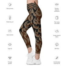 Load image into Gallery viewer, Kino Wahine Kapu Leggings with pockets