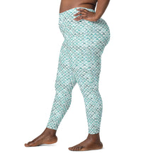 Load image into Gallery viewer, Hauneneʻe (Glacier) by Hakuole Designs Leggings with pockets