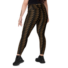 Load image into Gallery viewer, Aloha ʻĀina Caramel by Hakuole Designs Leggings with pockets