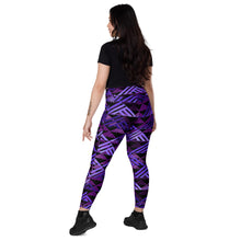 Load image into Gallery viewer, Wiliau hōkū (Galaxy) by Hakuole Designs Leggings with pockets