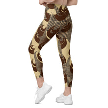 Load image into Gallery viewer, Kino Wahine Māmā Leggings with pockets by Hakuole Designs