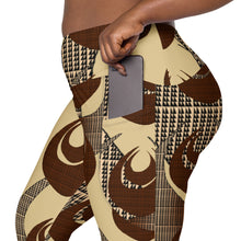 Load image into Gallery viewer, Kino Wahine Māmā Leggings with pockets by Hakuole Designs