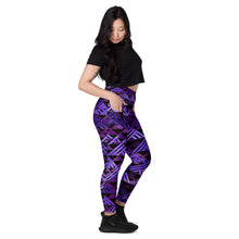 Load image into Gallery viewer, Wiliau hōkū (Galaxy) by Hakuole Designs Leggings with pockets