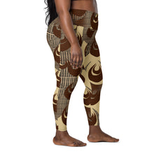 Load image into Gallery viewer, Kino Wahine Māmā Leggings with pockets by Hakuole Designs