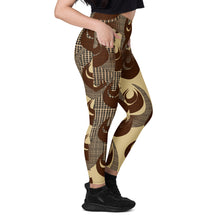 Load image into Gallery viewer, Kino Wahine Māmā Leggings with pockets by Hakuole Designs