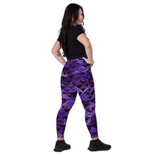 Load image into Gallery viewer, Wiliau hōkū (Galaxy) by Hakuole Designs Leggings with pockets