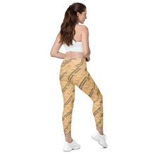 Load image into Gallery viewer, Oneloa (Moving Sands) Leggings with pockets by Hakuole Designs