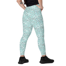 Load image into Gallery viewer, Hauneneʻe (Glacier) by Hakuole Designs Leggings with pockets