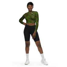 Load image into Gallery viewer, "Laka" by Hakuole Designs long-sleeve crop top