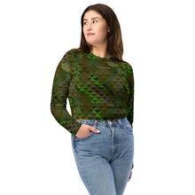 Load image into Gallery viewer, "Laka" by Hakuole Designs long-sleeve crop top