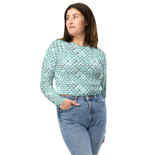 Load image into Gallery viewer, Poliʻahu (Snow Godess) long-sleeve crop top