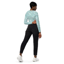 Load image into Gallery viewer, Poliʻahu (Snow Godess) long-sleeve crop top
