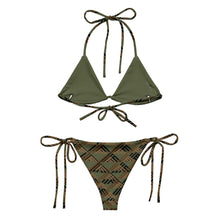 Load image into Gallery viewer, Kanakaflage by Hakuole Designs recycled lole ʻau kai string bikini