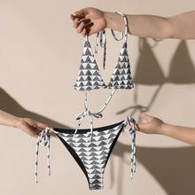 Load image into Gallery viewer, Aloha ʻĀina by Hakuole Designs Recycled Lole ʻAu Kai String Bikini
