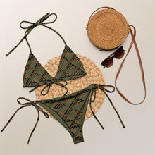 Load image into Gallery viewer, Kanakaflage by Hakuole Designs recycled lole ʻau kai string bikini