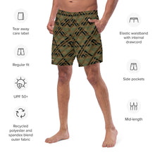 Load image into Gallery viewer, Kanakaflage by Hakuole Designs Men's swim trunks