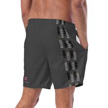 Load image into Gallery viewer, Ihe Hinahina by Hakuole Designs Men's swim trunks