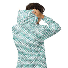 Load image into Gallery viewer, "Hauneneʻe" Glacier by Hakuole Designs Unisex zip hoodie