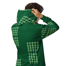 Load image into Gallery viewer, "Lōʻī Kalo" (Taro Field) by Hakuole Designs Unisex zip hoodie