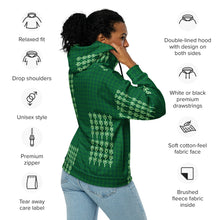 Load image into Gallery viewer, "Lōʻī Kalo" (Taro Field) by Hakuole Designs Unisex zip hoodie