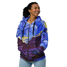 Load image into Gallery viewer, Maui Starry Night Unisex zip hoodie