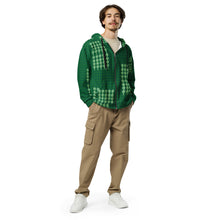 Load image into Gallery viewer, "Lōʻī Kalo" (Taro Field) by Hakuole Designs Unisex zip hoodie