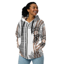 Load image into Gallery viewer, "Kino Wahine" by Hakuole Designs Unisex zip hoodie