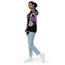 Load image into Gallery viewer, "Lokelani" (Rose) by Hakuole Designs Unisex zip hoodie