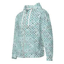 Load image into Gallery viewer, "Hauneneʻe" Glacier by Hakuole Designs Unisex zip hoodie