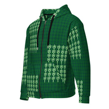 Load image into Gallery viewer, "Lōʻī Kalo" (Taro Field) by Hakuole Designs Unisex zip hoodie