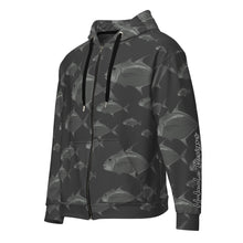 Load image into Gallery viewer, "Ulua" by Hakuole Designs Unisex zip hoodie